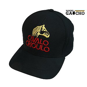 Boné Cabeça Cavalo Crioulo Colorido - Rancho