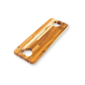 Tábua Retangular Dois Amores 42x15x2 7175 Oeste Wood