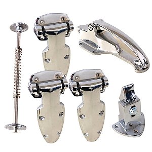 Kit Jogo Completo Porta Câmara Fria Frigorífica Nº4