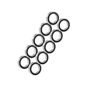 Kit 10 Rolamentos 6802 2RS 15x24x5 Mecanismo Electrolux