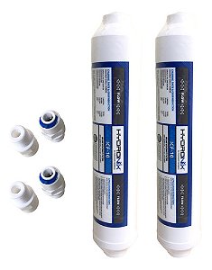Kit 2 Filtros Externos + Conectores Geladeiras Side By Side