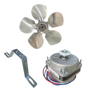Micro Motor Ventilador 1/40 Hélice Alumínio Freezer Balcão