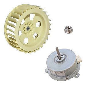 Motor + Hélice + Porca Lava E Seca Samsung Wd8854 Wd106