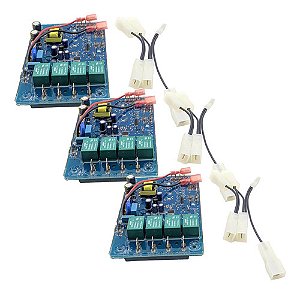 Kit 3x Placas Eletrônica Máquina Gelo Everest Egc50a Egc100a