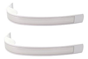 Kit 2 Puxador + Capa Brastemp Consul Brm Brn Crd 326044092