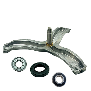 Eixo Cesto Electrolux LFE11 A00675502 Rolamentos e Retentor