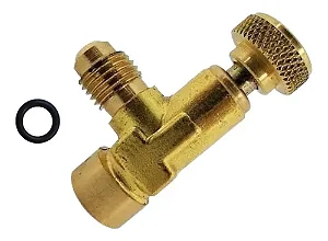 Válvula Perfuradora Lata Gás Refrigerante Rosca 1/4