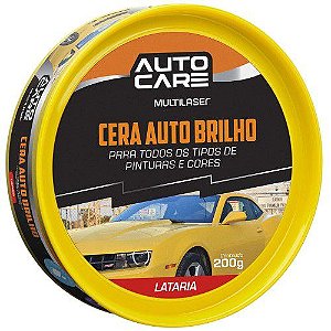 Cera Auto Brilho Autocare Pastosa Lata 200g Carro Moto