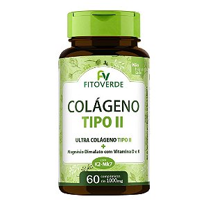 Colágeno Tipo 2 com Mag Dimalato 1000mg 60 Comp  Fito Verde