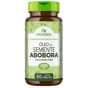 Óleo de Semente de Abobóra 60 Cápsulas 1000mg Fito Verde