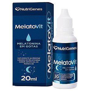 Melatovit Melatonina em Gosta Sabor Maracuja 20ml Nutrigenes