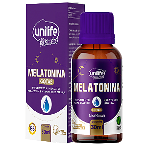Melatonina em Gotas 30ml Sabor Maracujá Unilife