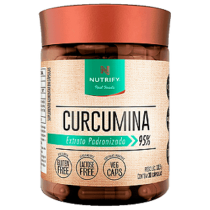 Curcumina 95% Cúrcuma Nutrify 30 Cápsulas Suplemento Antioxidante Natural
