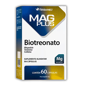 MagPlus Biotreonato de Magnésio 60 Cápsulas Herbamed