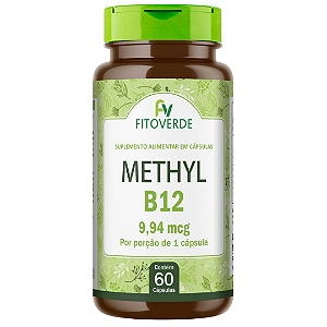 Vitamina B12 Metilcobalamina 60 Cápsulas 9,94 mcg Fito Verde