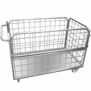 Carrinho de Carga 500L – Abertura Lateral Prática