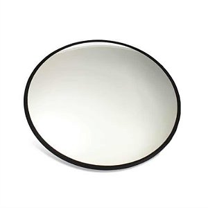 Espelho convexo panorâmico com acabamento em borracha - 80 cm