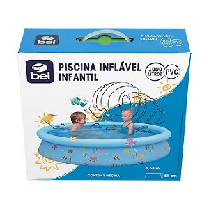 Piscina Inflável Infantil Estampa Divertida 1000 L