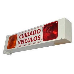 Sinaleiro Sequencial Modelo Totem - Sonoro C/ Lamp 110V ou 220V