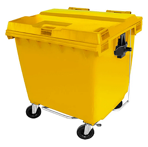 Contêiner Para Lixo 660 litros Completo com RODAS E PEDAL