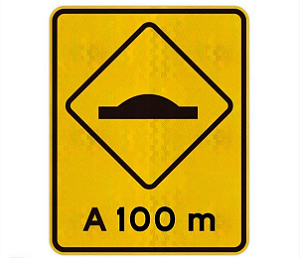 Placa Saliência ou Lombada Retangular A-18
