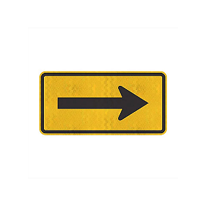 Placa Sentido Único A-26 a/b
