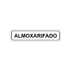 Placa Almoxarifado – 30x6,5 cm