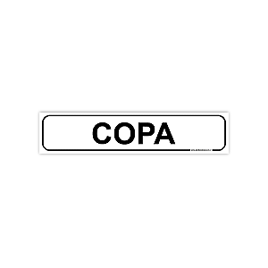 Placa Copa – 30x6,5 cm