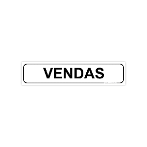 Placa Vendas – 30x6,5 cm