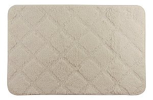 02 unidades - Tapete Microfibra Soft Clean 70X45CM - Marfim