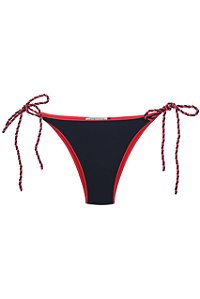 Calcinha Atlântico Azul Marinho/Vermelho Twist