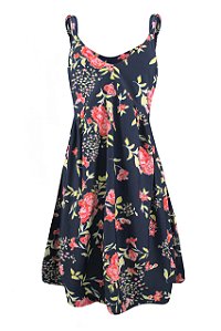 Vestido Bahamas Navy Bloom