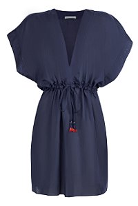 Vestido Ravello Azul Marinho Voil