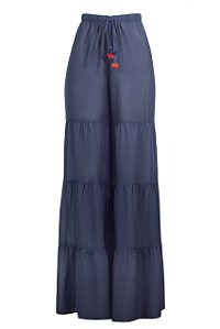 Calça Lys Azul Marinho Voil