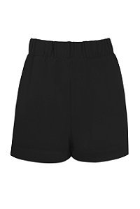Shorts Oasis Preto Fleece