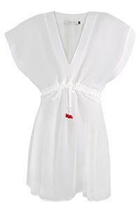 Vestido Ravello Off White Voil