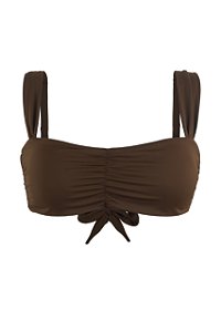 Top Acácea Cacau Drapée
