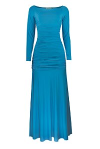 Vestido Calissa Azul Vintage