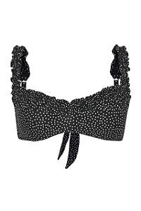 Top Bateau Pois Preto