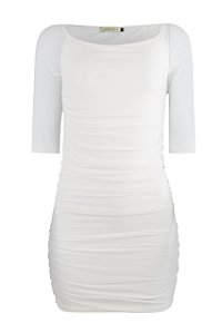 Vestido Asteris Off White Tulle Solstice