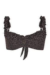 Top Bateau Frou-Frou Pois Cacau