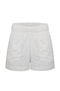 Shorts Oasis Pois Off White Terry