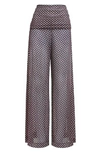 Calça Calypso Vichy Azul Marinho