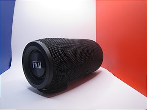 Caixa de Som Portátil, Wireless / Bluetooth 5.0 Ipx6, marca FAM, modelo A11, potência 10w.