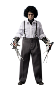 Boneco Edward Scissorhands Present Toys Edward Mãos de Tesoura 1/6