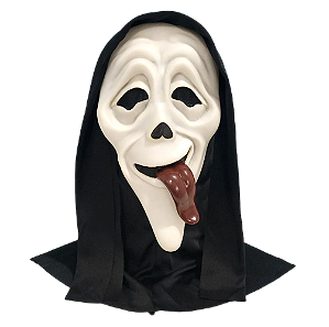 Máscara Realista Terror Horror Halloween Ghost Face Panico versão 01