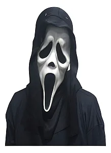 Máscara Realista Terror Horror Halloween Ghost Face Panico versão 03  Scream Mask  Cosplay