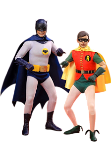 Bonecos Batman e Robin 1966 Pac  Escala 1/6 Saturn  Toys -  Geek