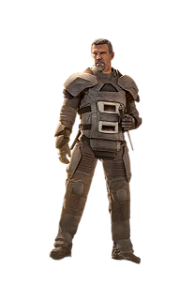 Boneco  Duna - Dune Gurney Halleck Da Aug Toys  Escala 1/6  -  Geek
