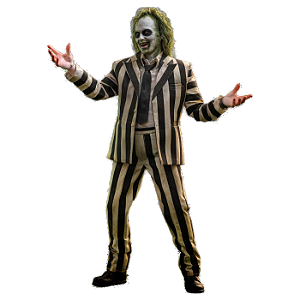 Boneco Beetlejuice Collectible Hot toys geek Os fantasmas se Divertem 1/6